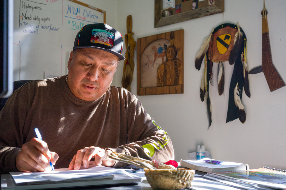 Ray Moore Sr. (Fort Belknap/Fort Totton), Food Sovereignty Initiative Director, Standing Rock CDC